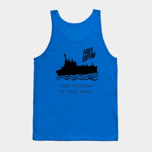 Free delivery to Suez Canal Tank Top